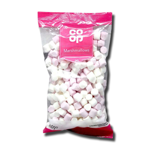 Coop Marshmallows Mini Coloured 150g Coop Marshmallows Mini Coloured 150g