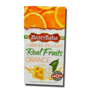 Hazerbaba Turkish Delight Orange 100g Hazerbaba Turkish Delight Orange 100g