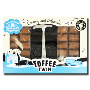 Walkers Toffee Twin Creamy & Delicious 200g Walkers Toffee Twin Creamy & Delicious 200g