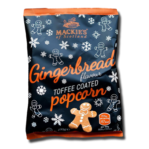 Mackie's of Scotland Gingerbread Toffee Popcorn 170g Mackie's of Scotland Gingerbread Toffee Popcorn 170g