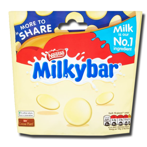 Nestlé Milkybar Buttons Share Pouch 212g Nestlé Milkybar Buttons Share Pouch 212g