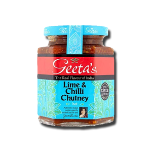 Geeta's Lime and Chilli Chutney Hot 230g Geeta's Lime and Chilli Chutney Hot 230g