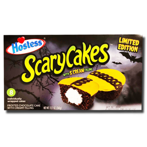 Hostess Scary Cakes with S'Cream Filling Unit 45g Hostess Scary Cakes with S'Cream Filling Unit 45g