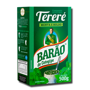 Barão Tereré Erva Mate Menta e Boldo 500g Barão Tereré Erva Mate Menta e Boldo 500g