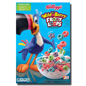 Kellogg's Froot Loops Cereal Wild Berry 286g Kellogg's Froot Loops Cereal Wild Berry 286g