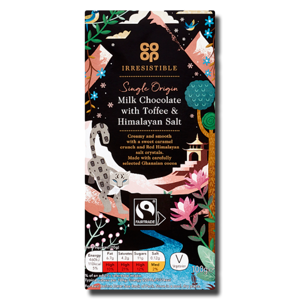 Coop Milk Chocolate Toffee Himalayan Salt 100g Coop Milk Chocolate Toffee Himalayan Salt 100g