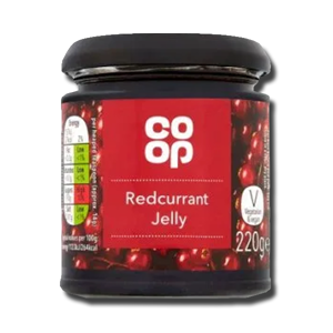 Coop Redcurrant Jelly 220g Coop Redcurrant Jelly 220g