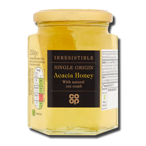 Coop Acacia Honey with Cut Comb 350g Coop Acacia Honey with Cut Comb 350g