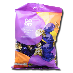 Coop Chocolate Eclairs 175g Coop Chocolate Eclairs 175g
