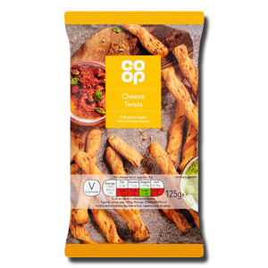 Coop Cheese Twists 125g Coop Cheese Twists 125g