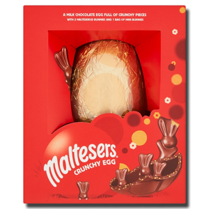 Maltesers Bunny Chocolate Giant Crunchy Easter Egg 496g Maltesers Bunny Chocolate Giant Crunchy Easter Egg 496g