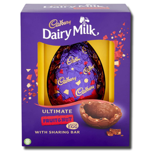 Cadbury Dairy Milk Fruit And Nut Egg 560g Cadbury Dairy Milk Fruit And Nut Egg 560g
