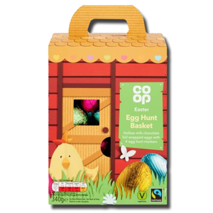 Coop Fairtrade Easter Egg Hunt Basket 340g Coop Fairtrade Easter Egg Hunt Basket 340g