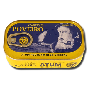 Capitão Poveiro Atum Posta em Óleo Vegetal 110g Capitão Poveiro Atum Posta em Óleo Vegetal 110g