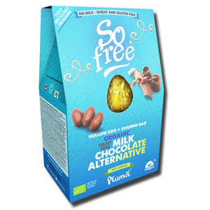 Plamil So Free Organic Milk Chocolate Alternative Dairy Free Egg 125g Plamil So Free Organic Milk Chocolate Alternative Dairy Free Egg 125g
