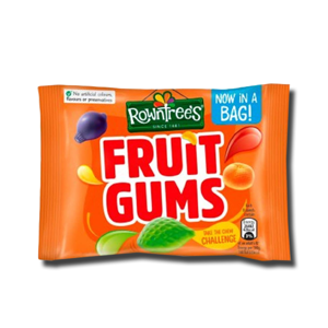 Rowntree's Fruit Gums Sweets Bag 43.5g Rowntree's Fruit Gums Sweets Bag 43.5g