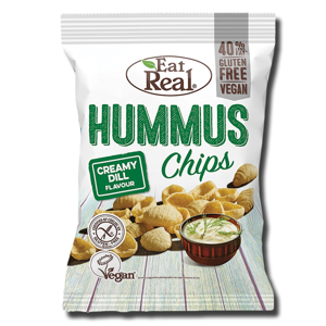 Eat Real Hummus Creamy Dill Chips 45g Eat Real Hummus Creamy Dill Chips 45g