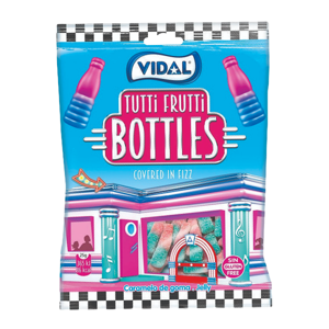 Vidal Gomas Tutti Frutti Bottles 100g Vidal Gomas Tutti Frutti Bottles 100g