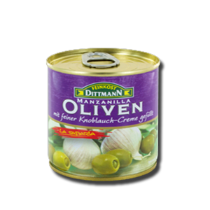 Feinkost Dittmann Azeitonas Verdes Recheadas Creme de Alho 200g Feinkost Dittmann Azeitonas Verdes Recheadas Creme de Alho 200g