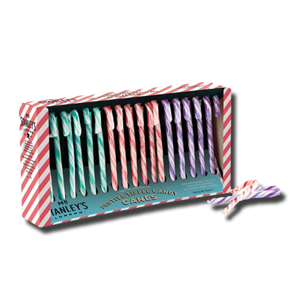Mr. Stanley's Festive Tipple Candy Canes 18's 250g Mr. Stanley's Festive Tipple Candy Canes 18's 250g