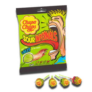 Chupa Chups 12 Infernals Lollies 114g Chupa Chups 12 Infernals Lollies 114g