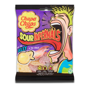 Chupa Chups Sour Infernals Jelly 150g Chupa Chups Sour Infernals Jelly 150g