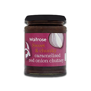 Waitrose sweet & Chutney Caramelised Red Onion 350g Waitrose sweet & Chutney Caramelised Red Onion 350g