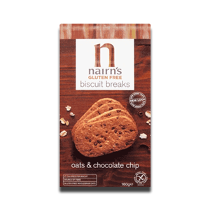 Nairn's Biscuit Breaks Oat Chocolate Chip 160g Nairn's Biscuit Breaks Oat Chocolate Chip 160g