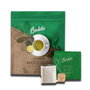 Baldo Chá Mate e Limão 10 saq. 25g Baldo Chá Mate e Limão 10 saq. 25g