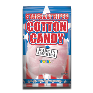 Swirlz Stars & Stripes Cotton Candy 88g Swirlz Stars & Stripes Cotton Candy 88g