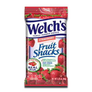 Welch's Strawberry Fruit Snacks 64g Welch's Strawberry Fruit Snacks 64g