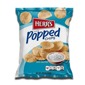 Herr's Potato Chips Sea Salted 24.8g Herr's Potato Chips Sea Salted 24.8g