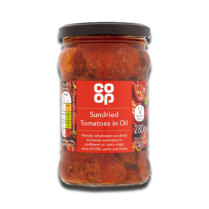 Coop Sundried Tomatoes in Oil 280g Coop Sundried Tomatoes in Oil 280g