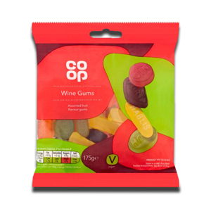 Coop Wine Gums 175g Coop Wine Gums 175g