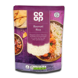 Coop Basmati Rice 250g Coop Basmati Rice 250g