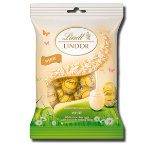 Lindt Lindor White Mini Eggs Bag 80g Lindt Lindor White Mini Eggs Bag 80g