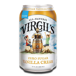 Virgil's Vanilla Cream Soda Zero Sugar 355ml Virgil's Vanilla Cream Soda Zero Sugar 355ml