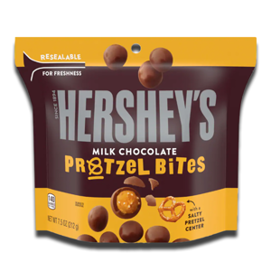 Hershey's Milk Chocolate Pretzel Bites Salty Sweet 212g Hershey's Milk Chocolate Pretzel Bites Salty Sweet 212g