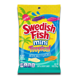 Swedish Fish Mini Tropical 226g Swedish Fish Mini Tropical 226g