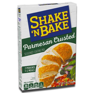 Kraft Shake 'n Bake Parmesan Crusted Seasoned Coating Mix 134g Kraft Shake 'n Bake Parmesan Crusted Seasoned Coating Mix 134g