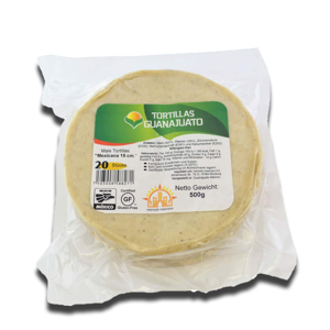 Guanajuato Tortilla de Milho 12cm 30's 500g Guanajuato Tortilla de Milho 12cm 30's 500g