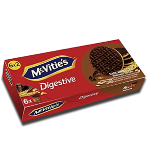 Mcvitie's Digestive Dark Chocolate To go 6 Pack 199.8g Mcvitie's Digestive Dark Chocolate To go 6 Pack 199.8g