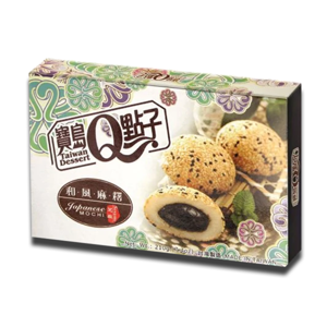 Taiwan Dessert Mochi Sesame 210g Taiwan Dessert Mochi Sesame 210g