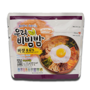 Easybab Woori Bibimbap Instant Rice Mushroom 100g Easybab Woori Bibimbap Instant Rice Mushroom 100g