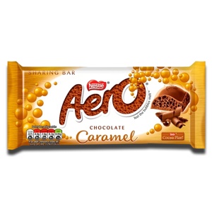 Nestlé Aero Caramel Sharing Bar 90g Nestlé Aero Caramel Sharing Bar 90g