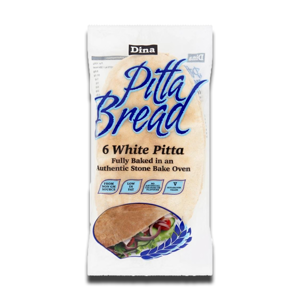 Dina 5' White Pitta Bread 200g Dina 5' White Pitta Bread 200g