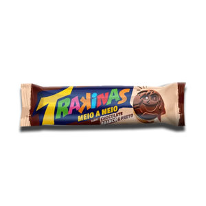 Trakinas Chocolate Branco & Preto 126g Trakinas Chocolate Branco & Preto 126g