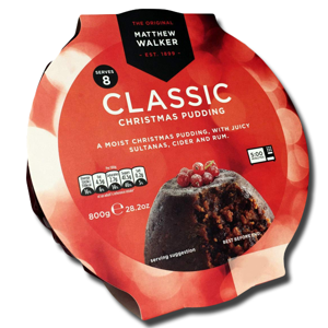 Matthew Walker Christmas Classic Pudding 800g Matthew Walker Christmas Classic Pudding 800g