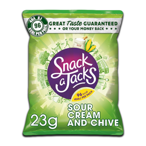 Snack A Jack Sour Cream & Chives 23g Snack A Jack Sour Cream & Chives 23g