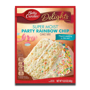 Betty Crocker SuperMoist Rainbow Cake Mix 432g Betty Crocker SuperMoist Rainbow Cake Mix 432g